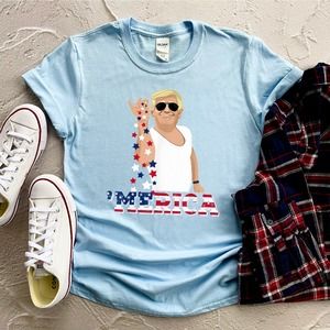 Trump 'Merica Shirt, Trump Bae Funny 4th of July Shirt, Trump Salt T-shirt